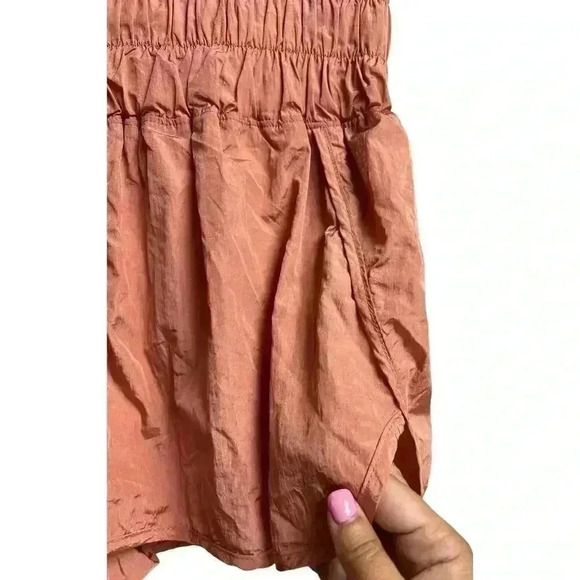 Free People Movement Brushed Apricot The Way Home Shorts Built in Briefs Small - Picture 4 of 10